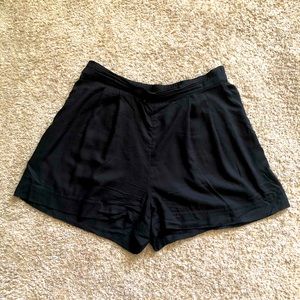 Black Casual Shorts